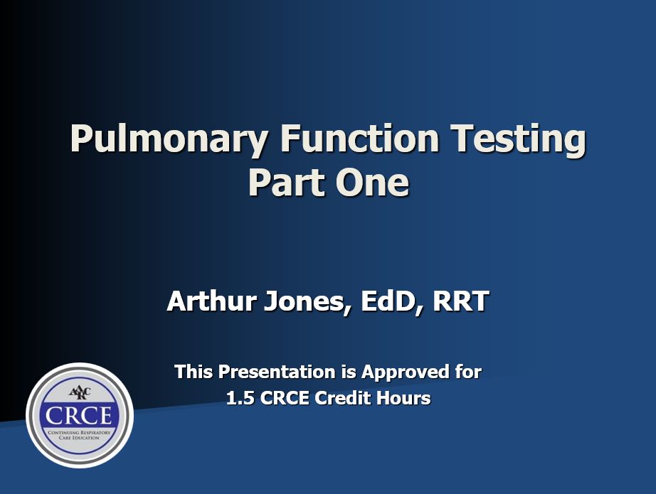 Title Page AARC PFT 1