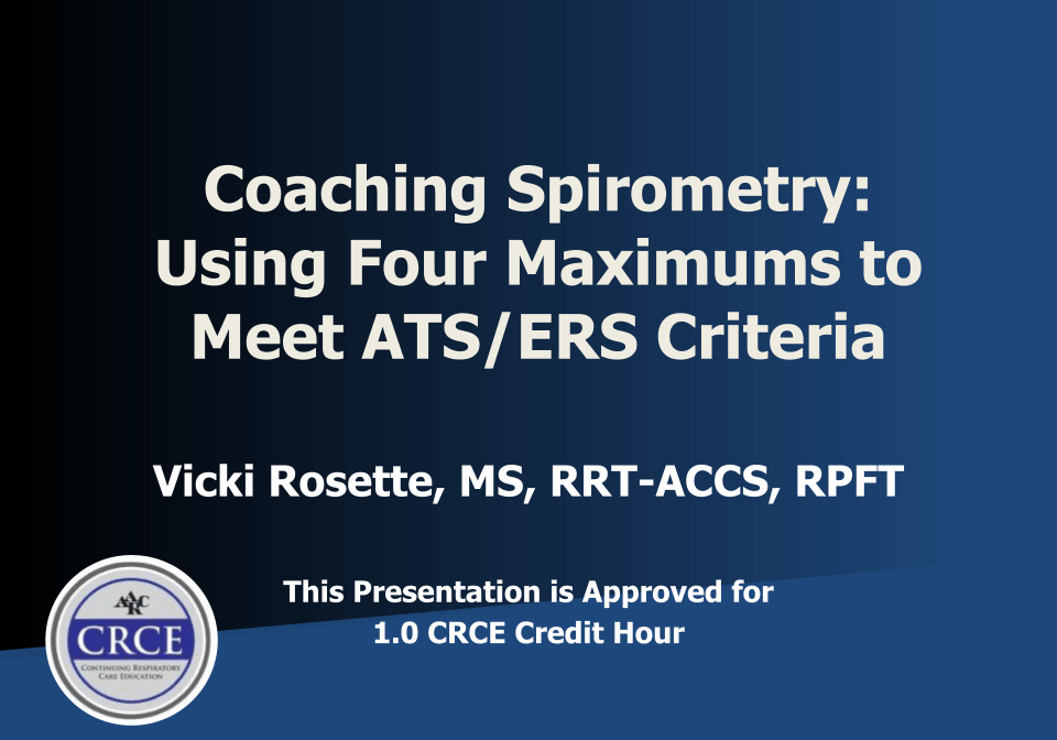 Coaching Spirometry